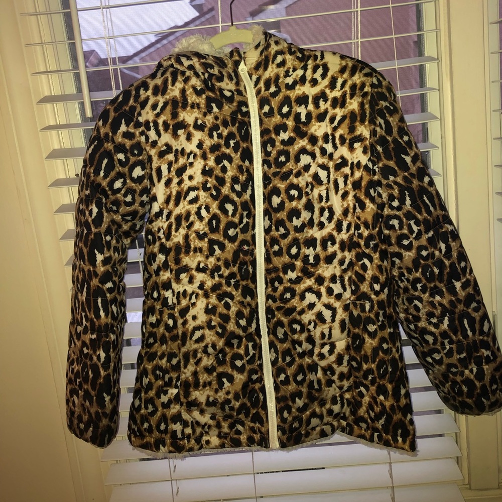 Children cheetah coat